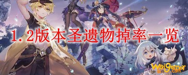 原神1.2版本圣遗物掉率一览