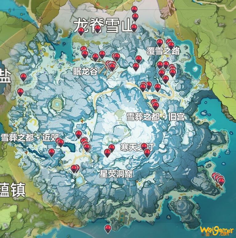 原神深赤之石分布位置汇总