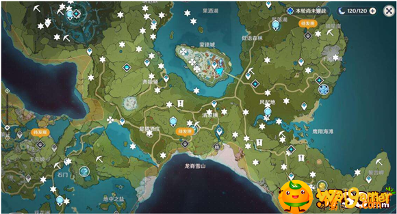 原神风神瞳地图位置分布 原神风神瞳位置在哪-风神瞳位置分享_原神