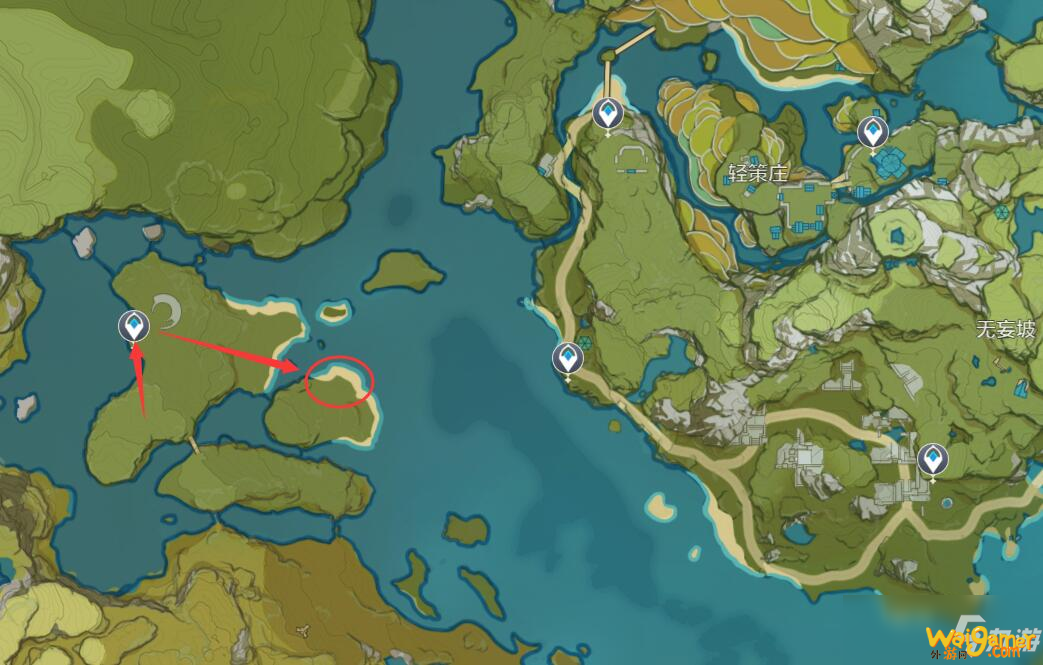 《原神》幼岩龙蜥的坐标在地图哪里 幼岩龙蜥的坐标介绍