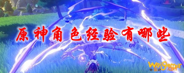 原神角色经验有哪些
