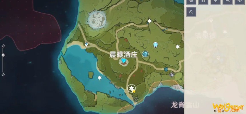 原神晨曦酒庄下方公路风神瞳在哪 原神晨曦酒庄下方公路风神瞳在哪