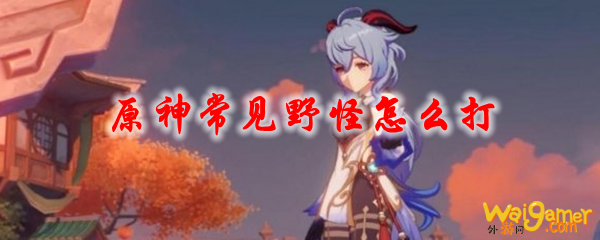 原神常见野怪怎么打