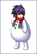 《DNF》像素帽子纯白雪人上衣装扮展示