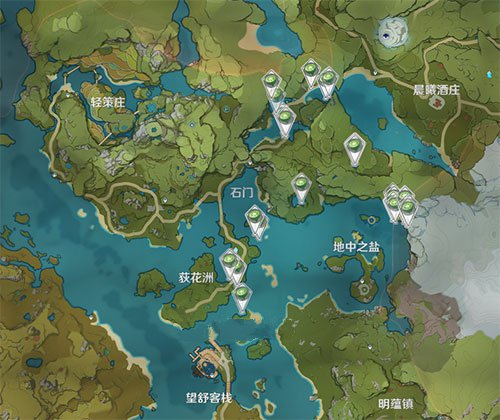 《原神》莲蓬采集点位置介绍