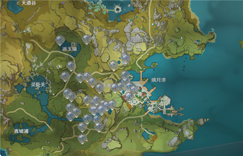 《原神》琉璃百合分布图一览