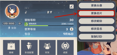 《原神》名片纹饰作用介绍