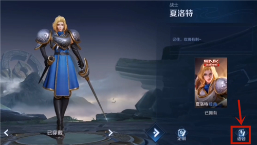 《王者荣耀》李小龙粤语语音包使用方法