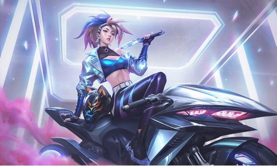 《英雄联盟》KDAALLOUT阿卡丽皮肤特效展示