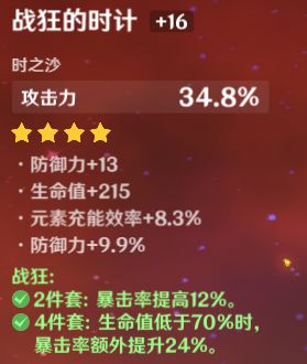 《原神》可莉圣遗物套装推荐
