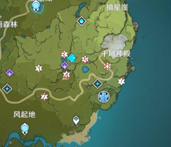 《原神》星落之地陨星碎片位置介绍
