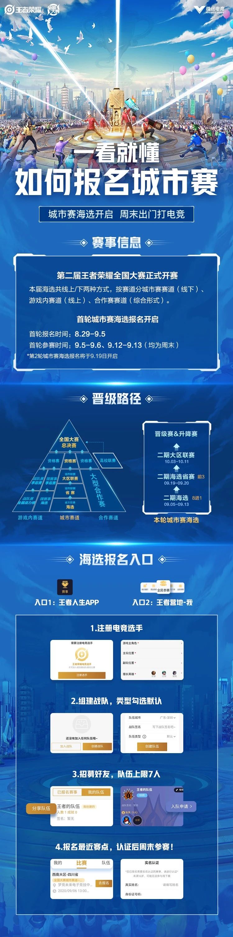 《王者荣耀》城市赛海选开启介绍