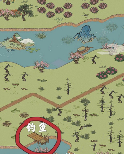《江南百景图》钓鱼在哪