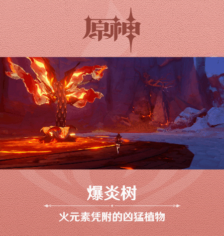 《原神》新怪物爆炎树图鉴一览