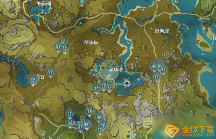 《原神》蝴蝶翅膀位置