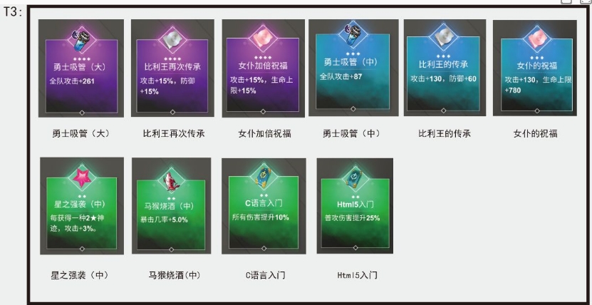 《解神者X2》手游神迹道具排行榜