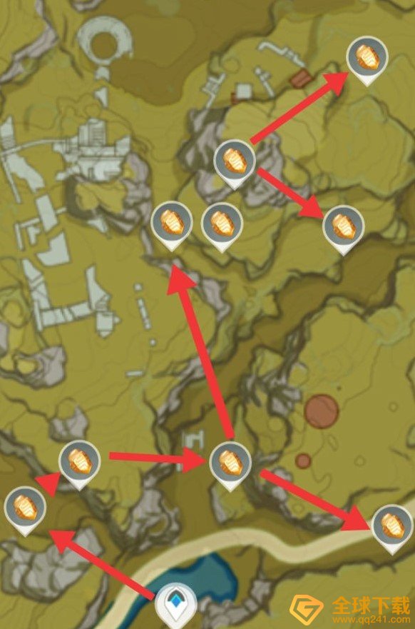 《原神》石珀快速采集路线推荐