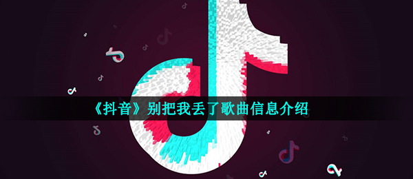 《抖音》别把我丢了歌曲信息介绍