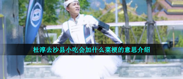 杜淳去沙县小吃会加什么菜梗的意思介绍