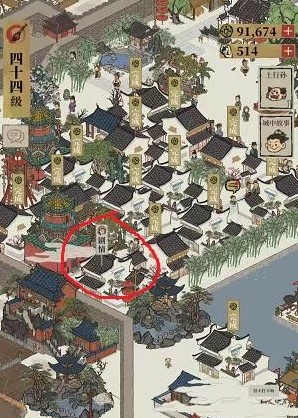 《江南百景图》沈万千家位置介绍