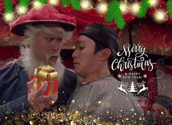 关羽版圣诞老人表情包大全分享