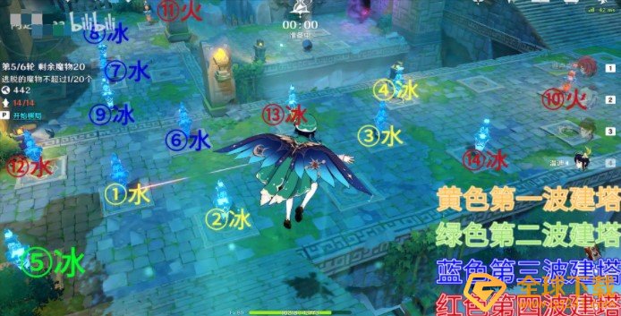 《原神》三星参差争电光难度5挂机攻略