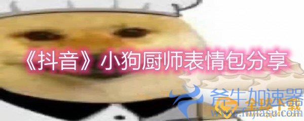 《抖音》小狗厨师表情包分享