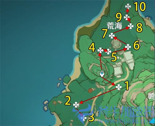 原神绯樱绣球采集路线推荐 2022最新分布图一览