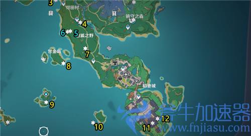 原神雷神瞳有多少个 稻妻6个岛一共有几个雷神瞳