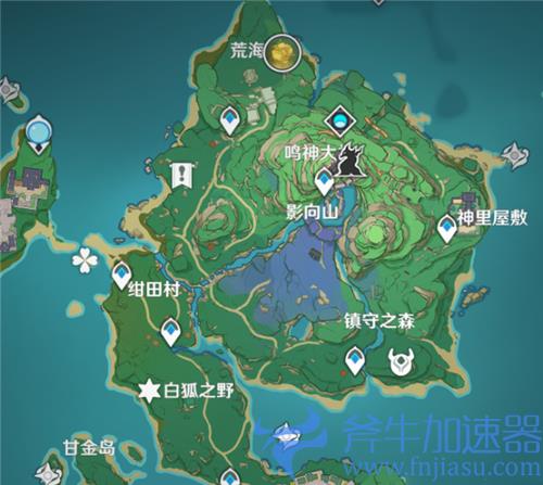 原神稻妻地灵龛位置一览 地灵龛分布图分享