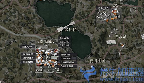暗区突围北部山区地图02