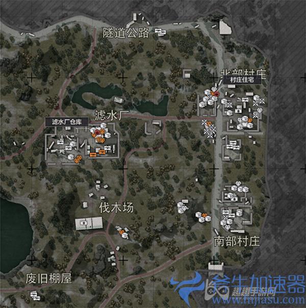 暗区突围北部山区地图03