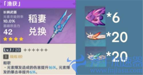 原神渔获钓鱼点大全 兑换鱼叉需要的鱼在哪钓