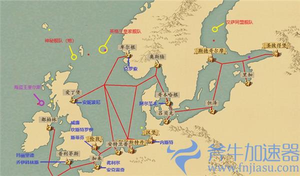 梦回大航海神秘舰队位置01