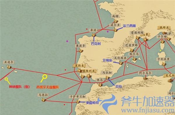 梦回大航海神秘舰队位置02