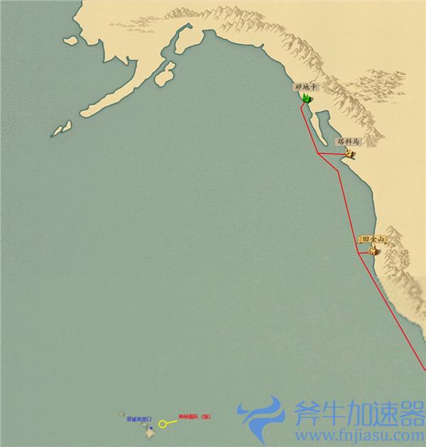 梦回大航海神秘舰队位置11