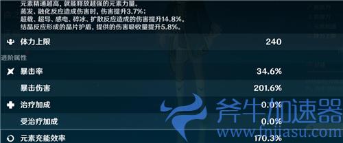 原神行秋元素充能效率多少合适