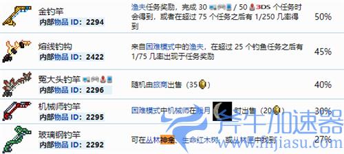 泰拉瑞亚钓鱼竿排行1.4 哪个最好用