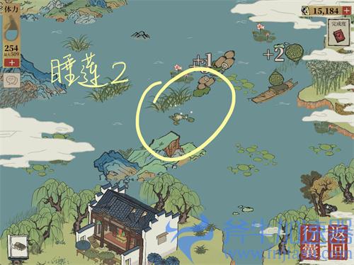 江南百景图钱塘门睡莲位置大全 睡莲分布在哪