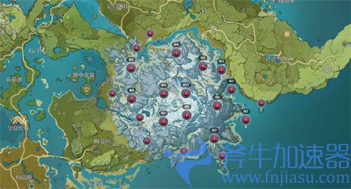 原神绯红玉髓位置高清图 分布示意图一览