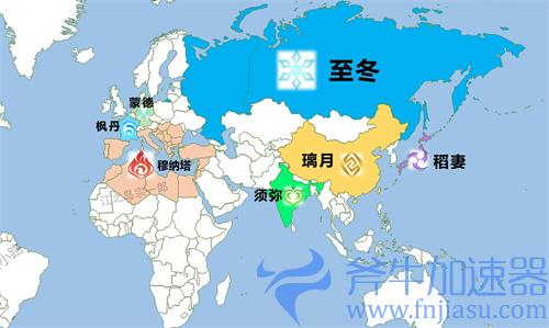 原神七国都有哪些 对应国家原型一览