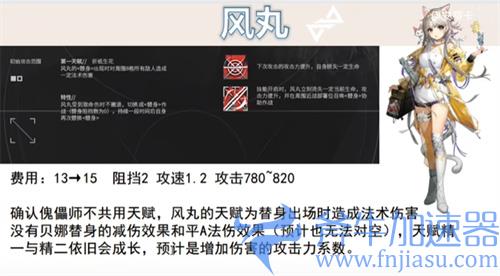 明日方舟风丸怎么样 新干员培养建议
