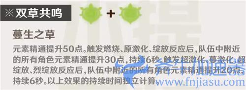 原神草元素反应有哪些 和什么元素搭配伤害高
